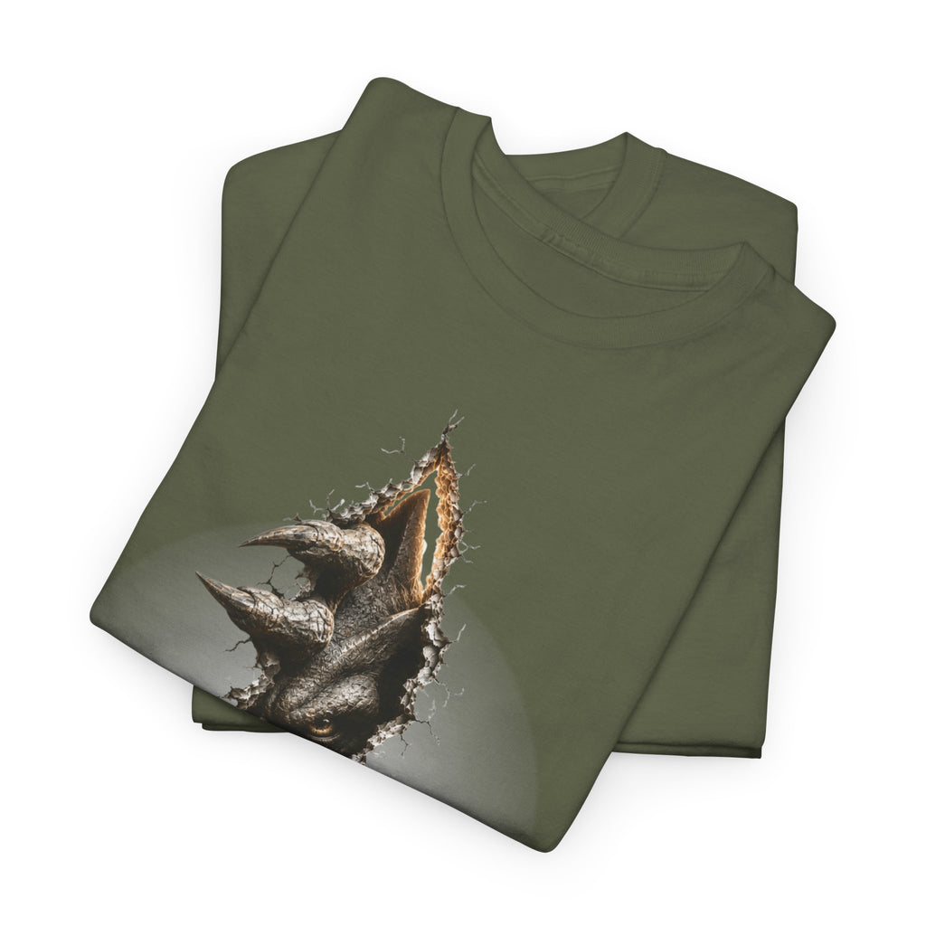 Wolf Pack Portrait Tee — Vertical Realistic Wolf Design. Beast inside breaking out.