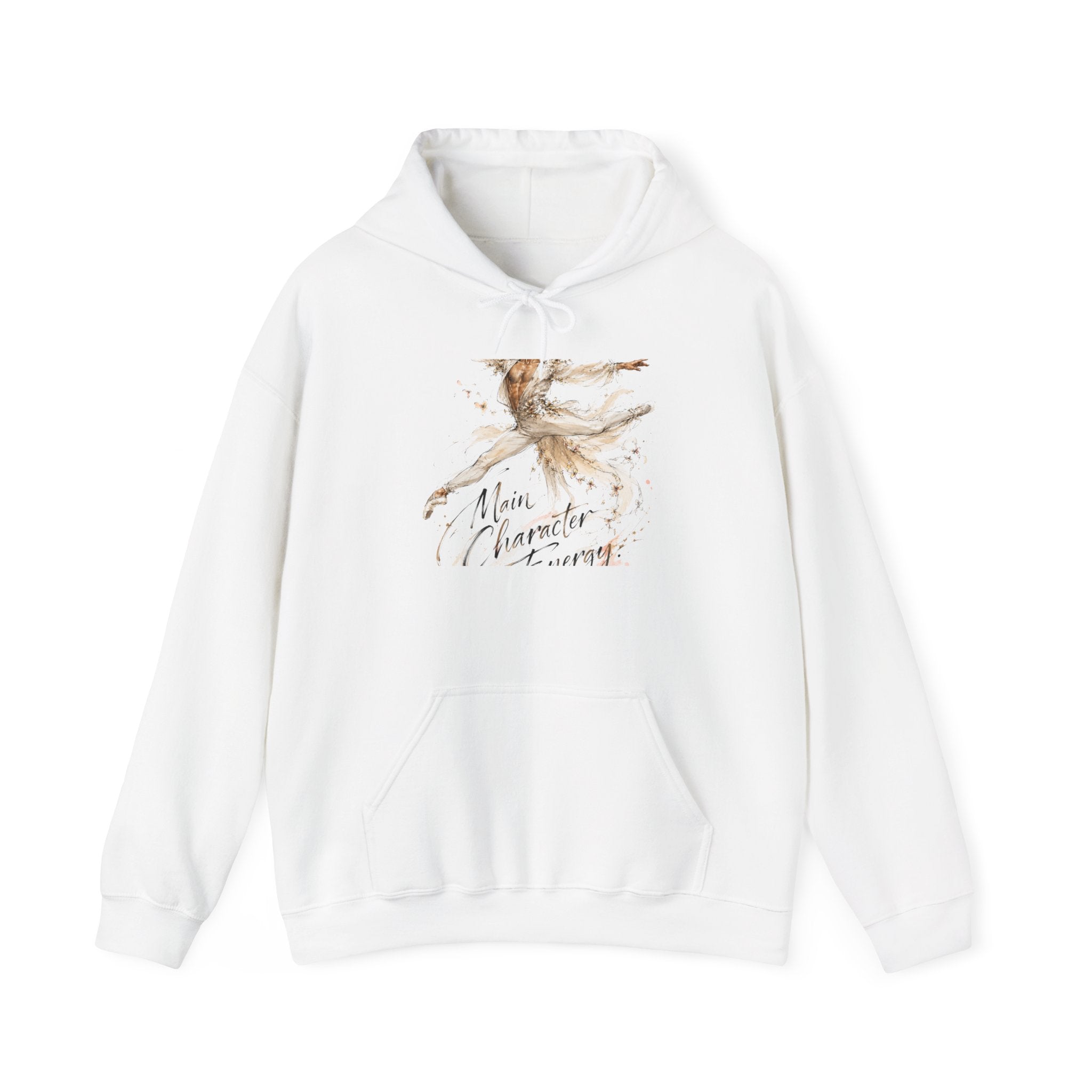 Christmas Angel Hoodie — Watercolor Angel "Merry Christmas" Holiday Sweatshirt