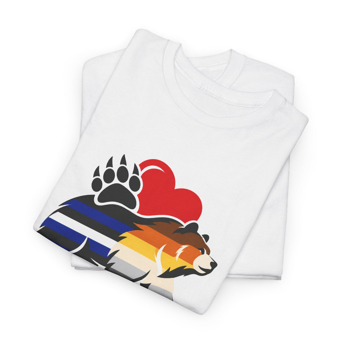Proud & Bearly Tamed Bear T-Shirt. Men's Leather and bear pride shirt.