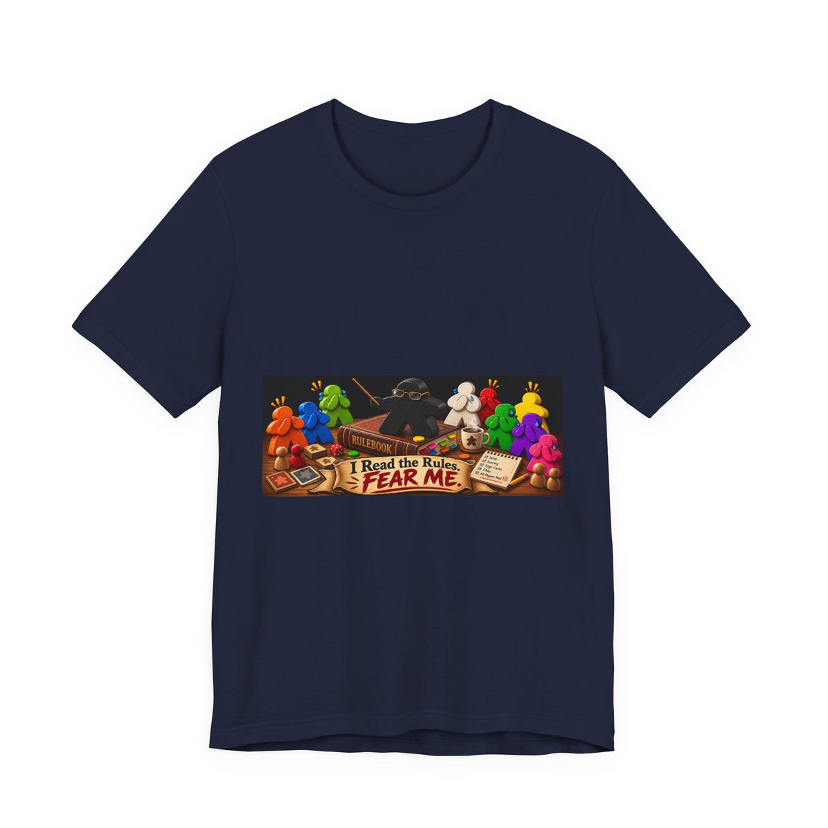 Board Game Meeples Graphic Tee — "I Used to Be Fun, Now I Fear Me"