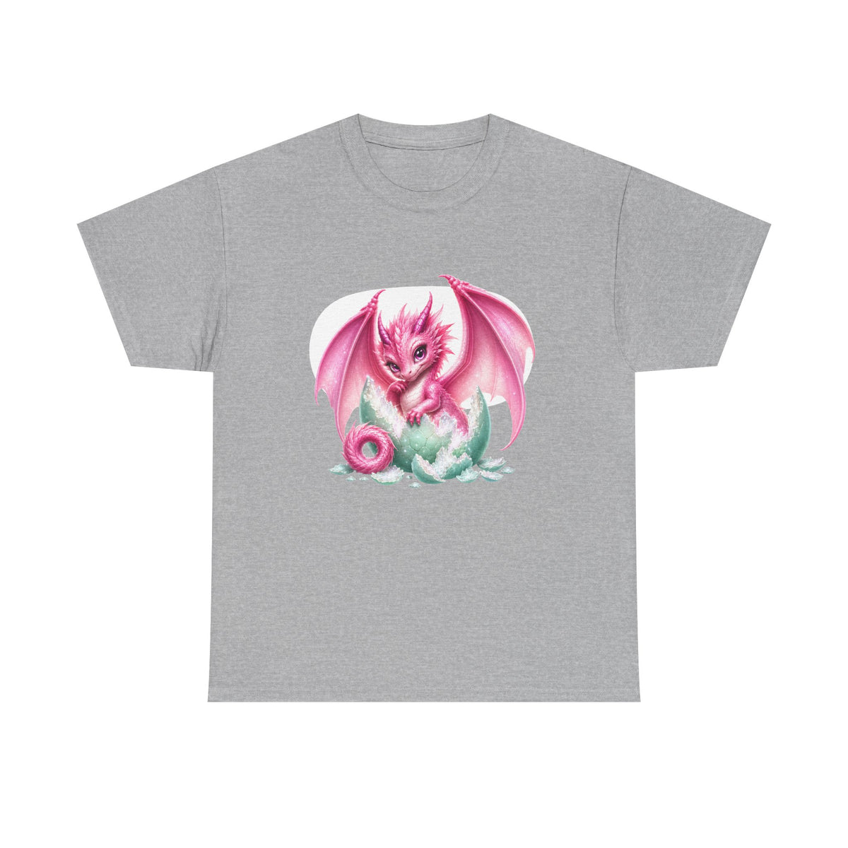 Pink Baby Dragon T-Shirt — Cute Fantasy Dragon Graphic Tee