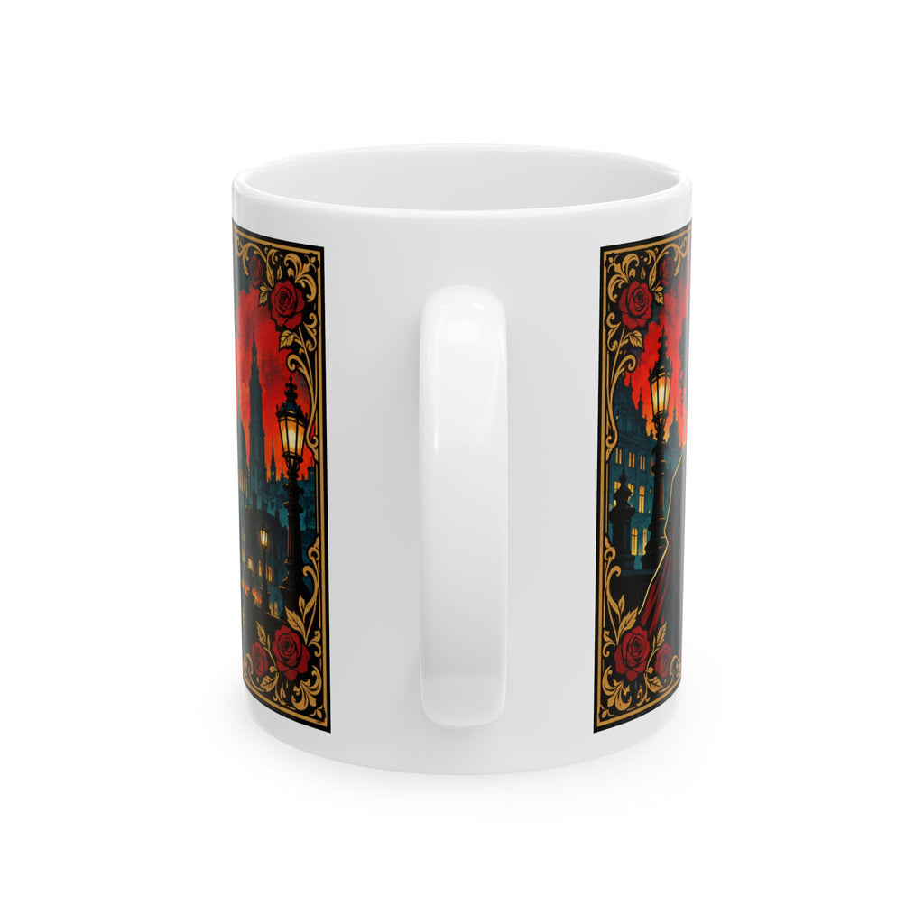 Inspirational Ceramic Mug — “Walk in Your Power” Rooted in Greatness Afrocentric Empowerment Mug