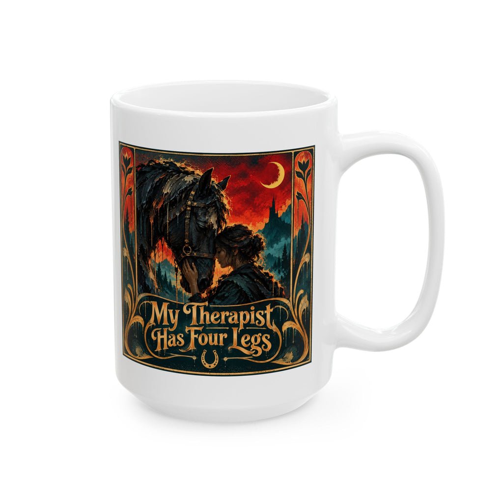 Ceramic Mug — Vintage Mystic Night Art Coffee Mug (11oz, 15oz)