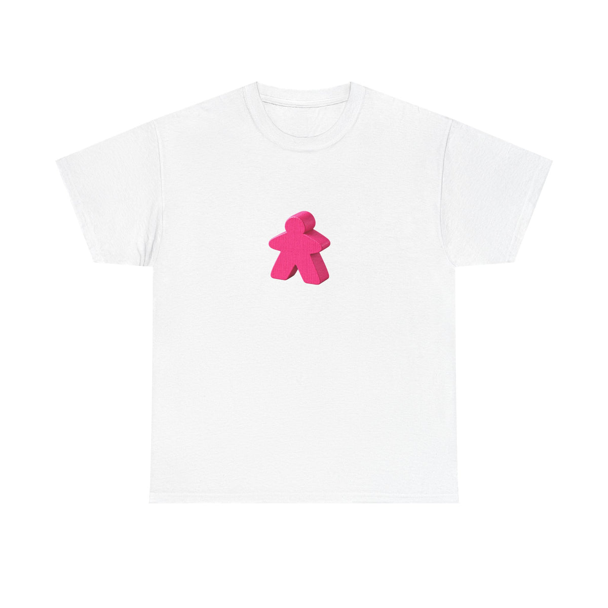 Pink Meeple Minimalist T‑Shirt