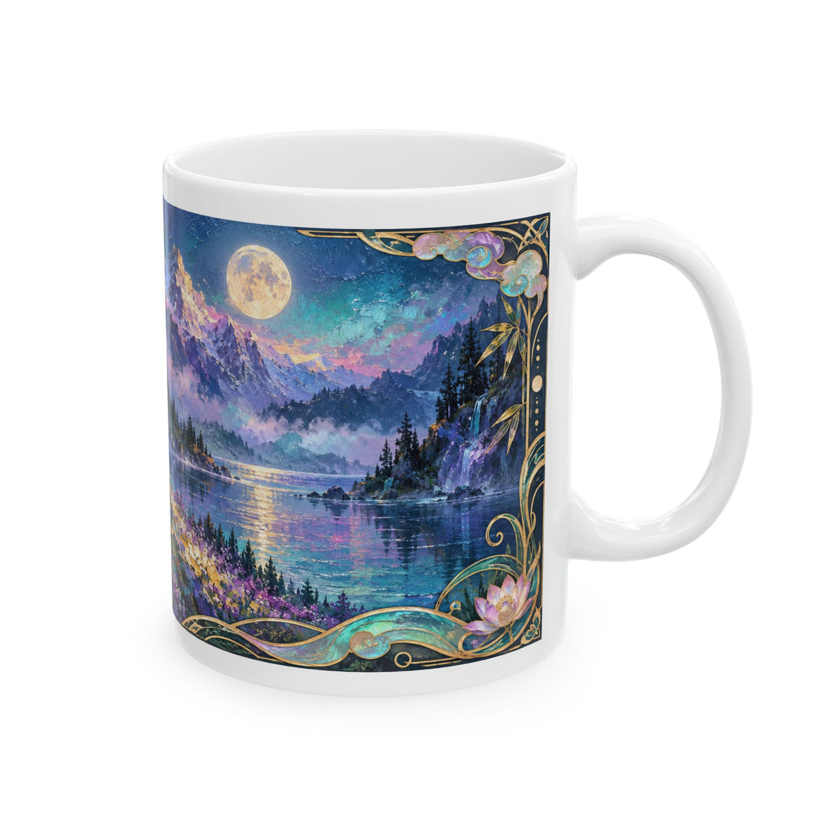 Panda Mugs – Asian-Inspired Art Nouveau Nature Collection