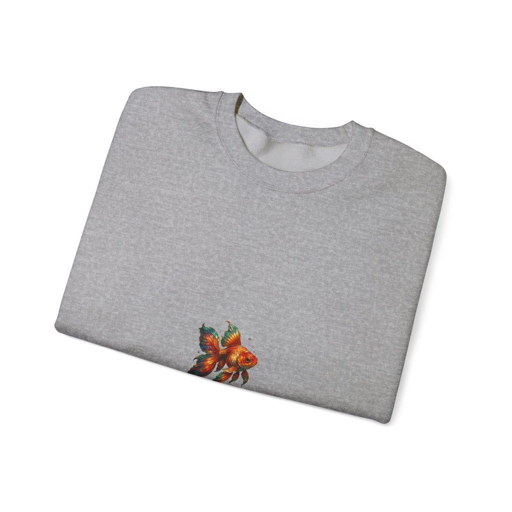 Autumn Fox Crewneck Sweatshirt — Watercolor Fox Graphic