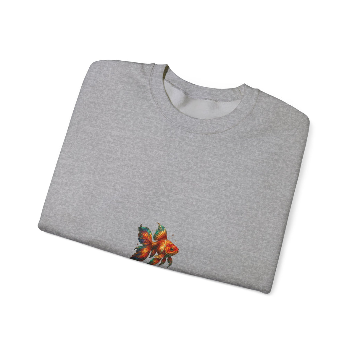 Autumn Fox Crewneck Sweatshirt — Watercolor Fox Graphic