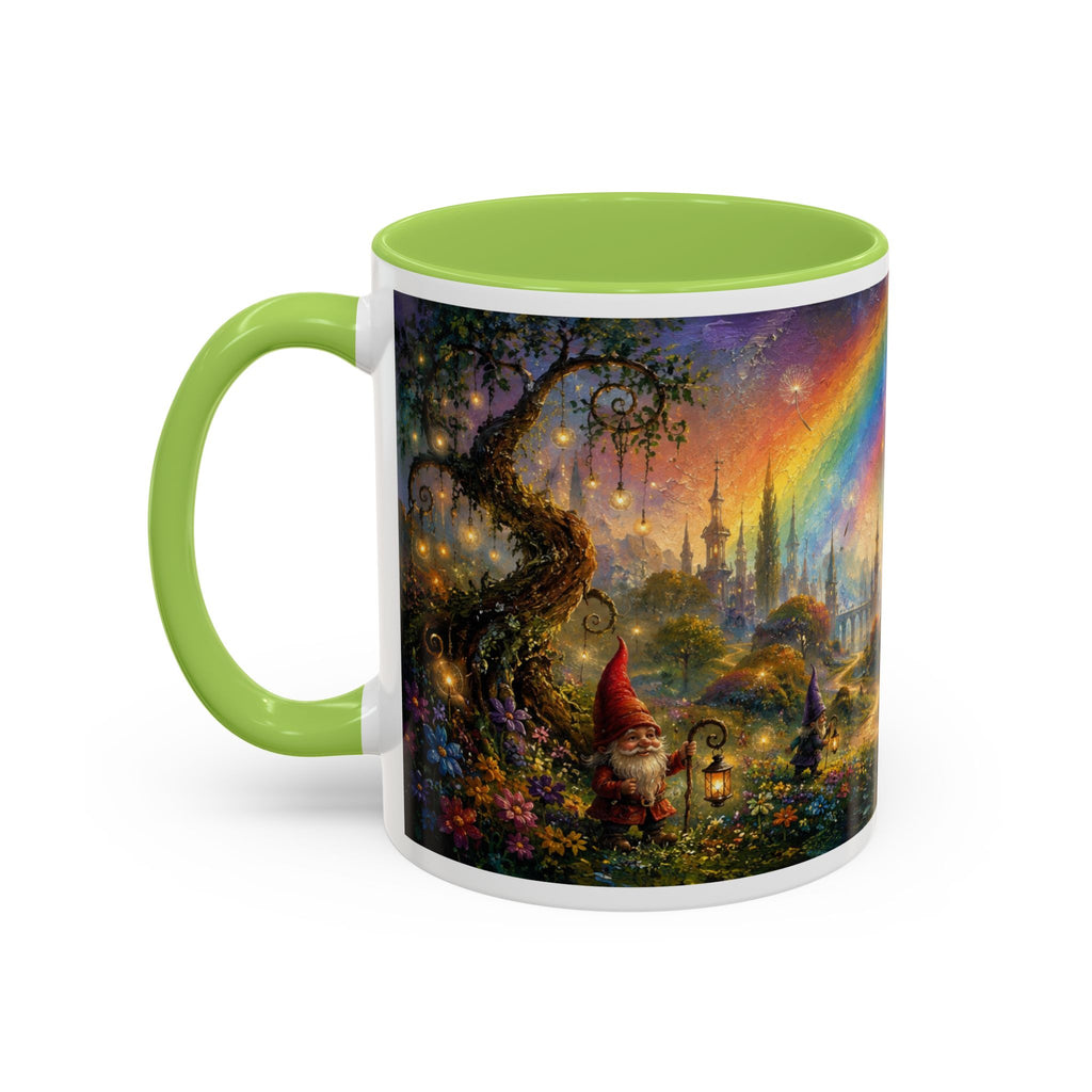 Fantasy Fairyland Coffee Mug — Rainbow Castle Magical Woodland Tea Cup