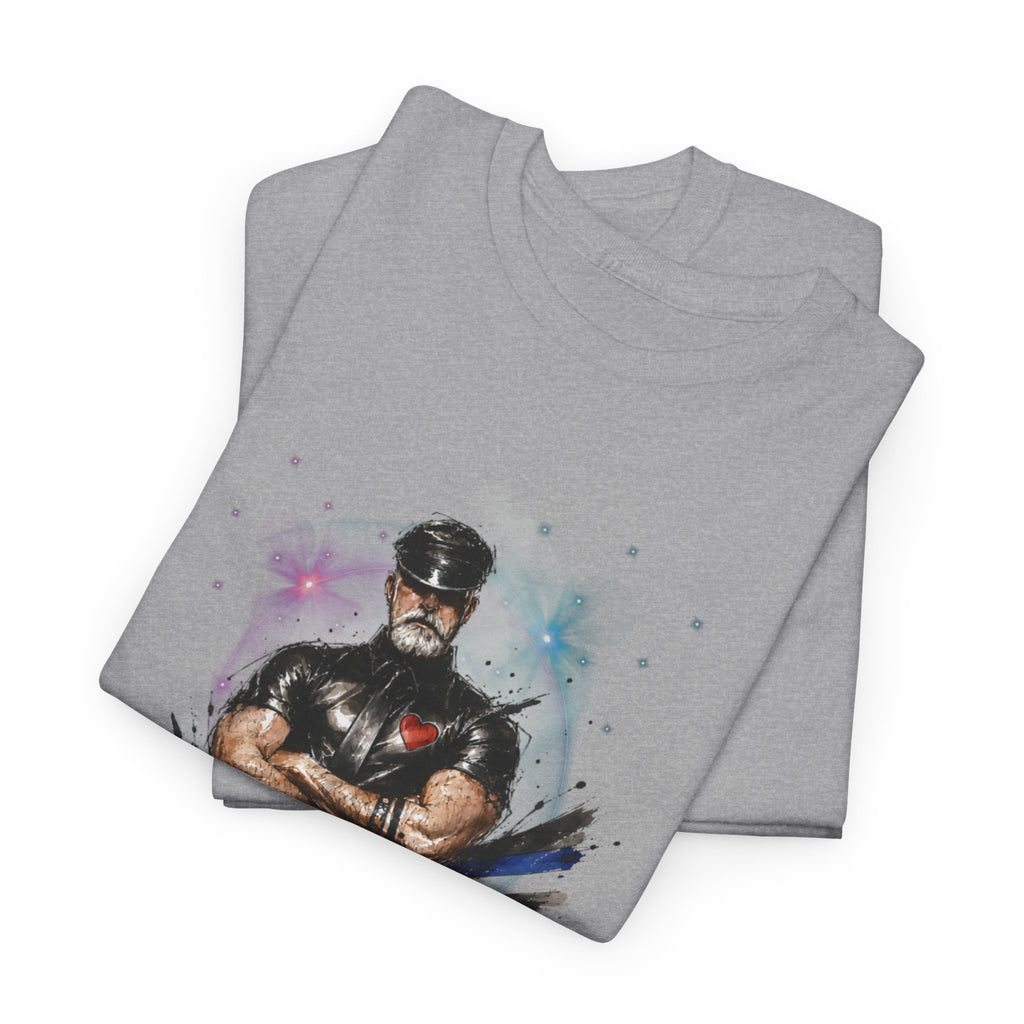 Daddy Issues Graphic Tee — Funny Dad Muscle Man T-Shirt, Father’s Day Gift. Leathermen.