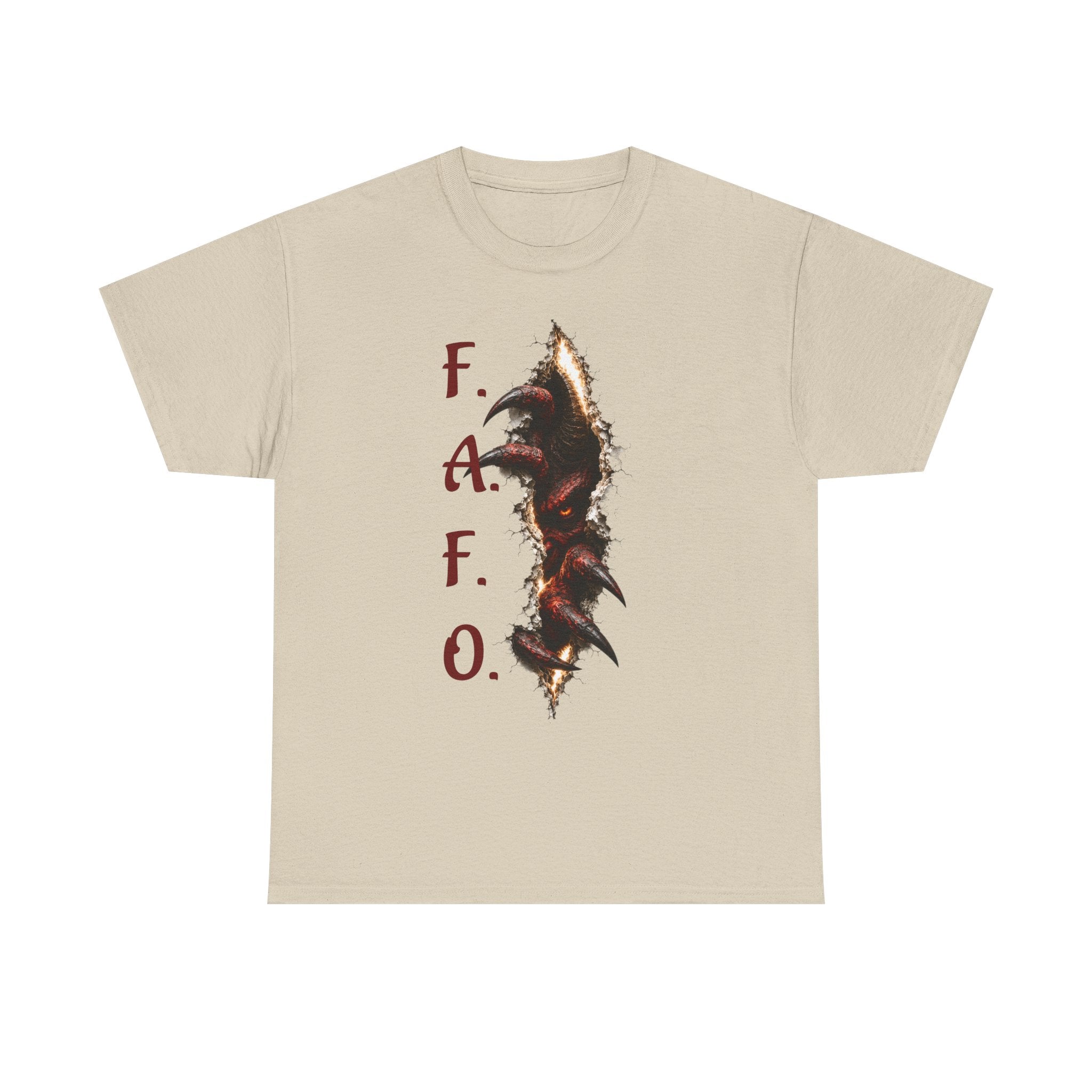 F.A.F.O. Demon inside Graphic Tee — Gothic Horror Vampire T-Shirt.