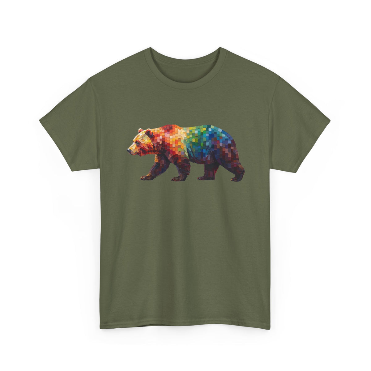 Rainbow Bear Pride T-Shirt – Colorful LGBTQ+ Bear Graphic Tee | Gay Bear Pride Shirt