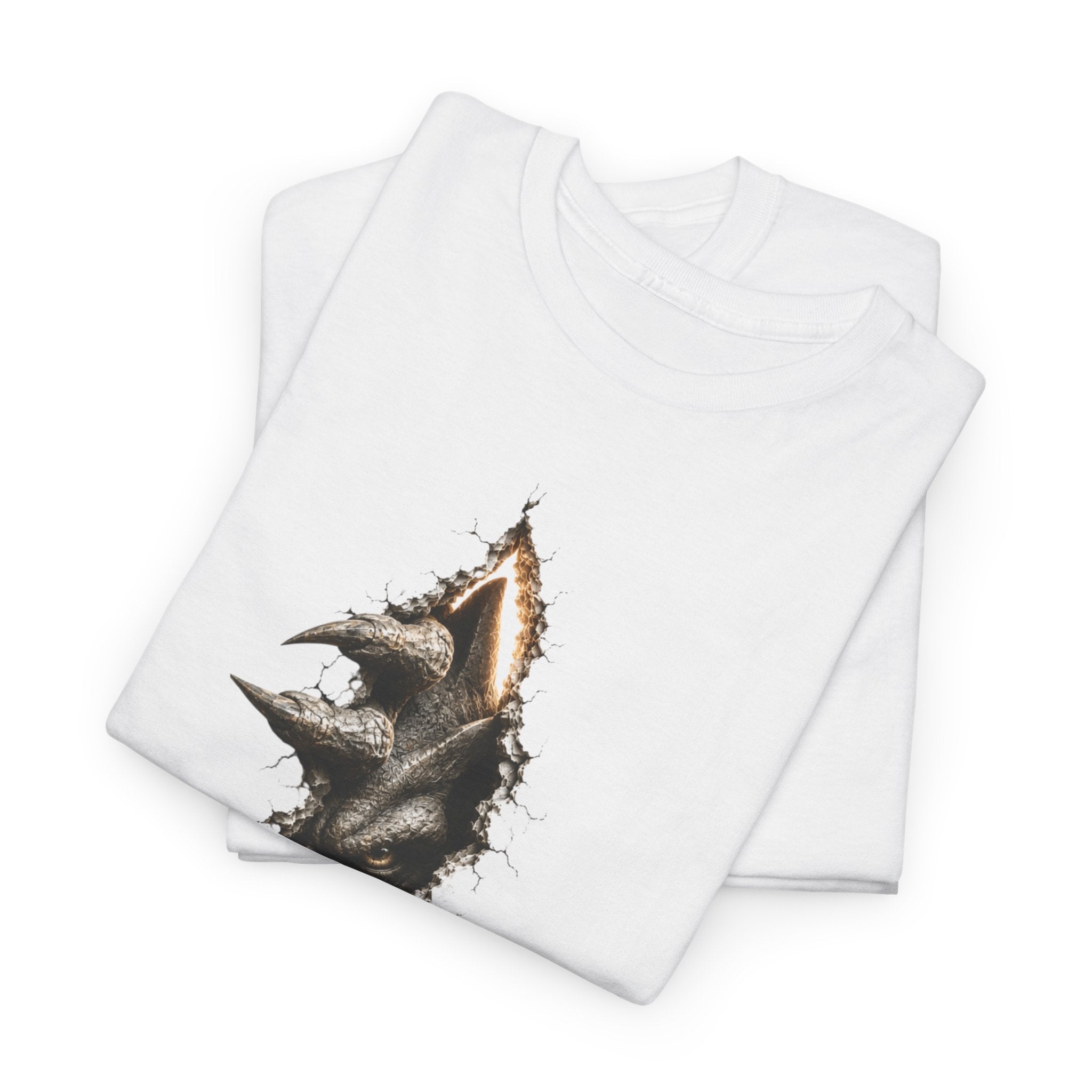 Wolf Pack Portrait Tee — Vertical Realistic Wolf Design. Beast inside breaking out.