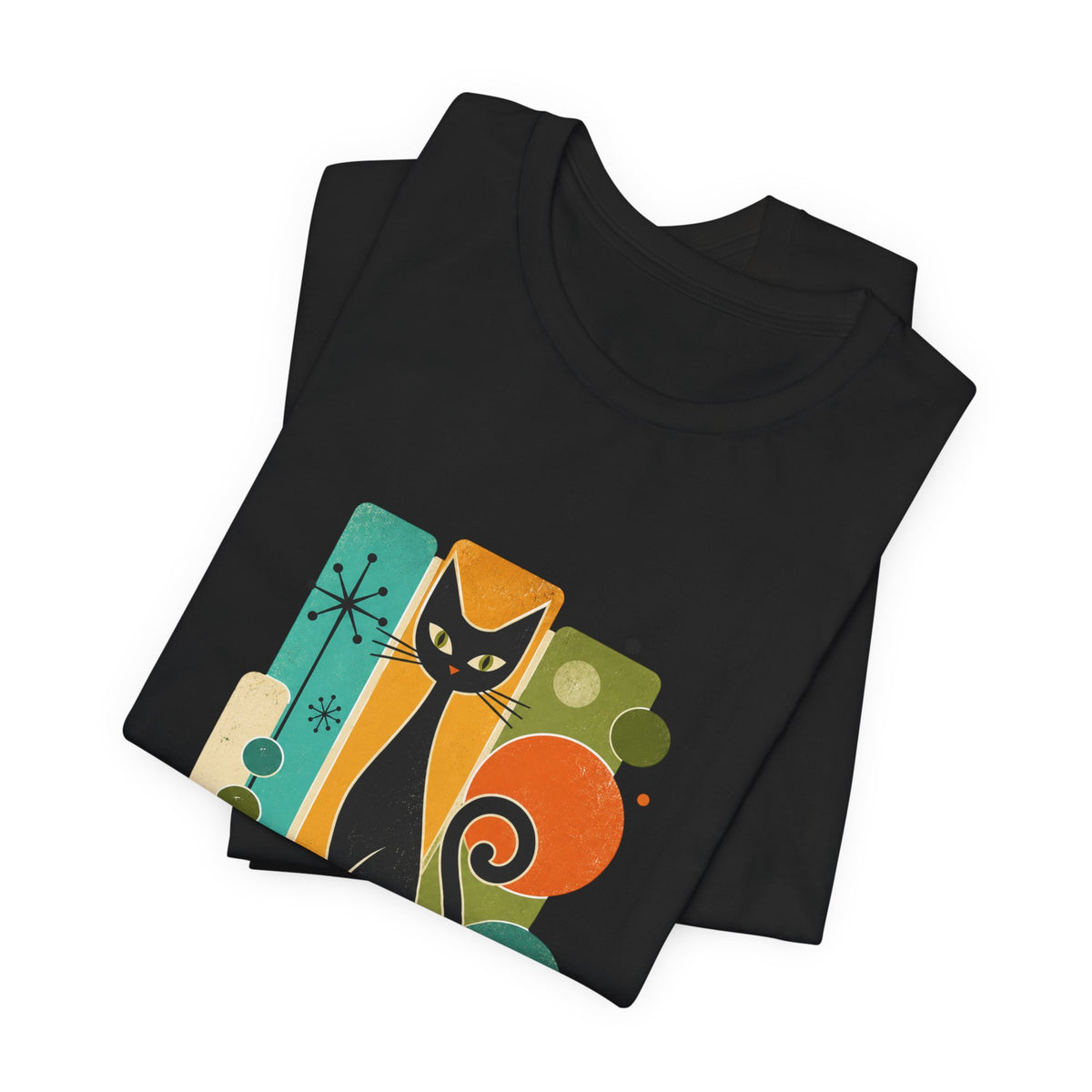 Meowdel Citizen Cat T-Shirt — Retro Mid-Century Cat Graphic Tee