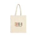Gay Pride. Staying-In retro text Tote | Homebody aesthetic, cozy stay-at-home canvas