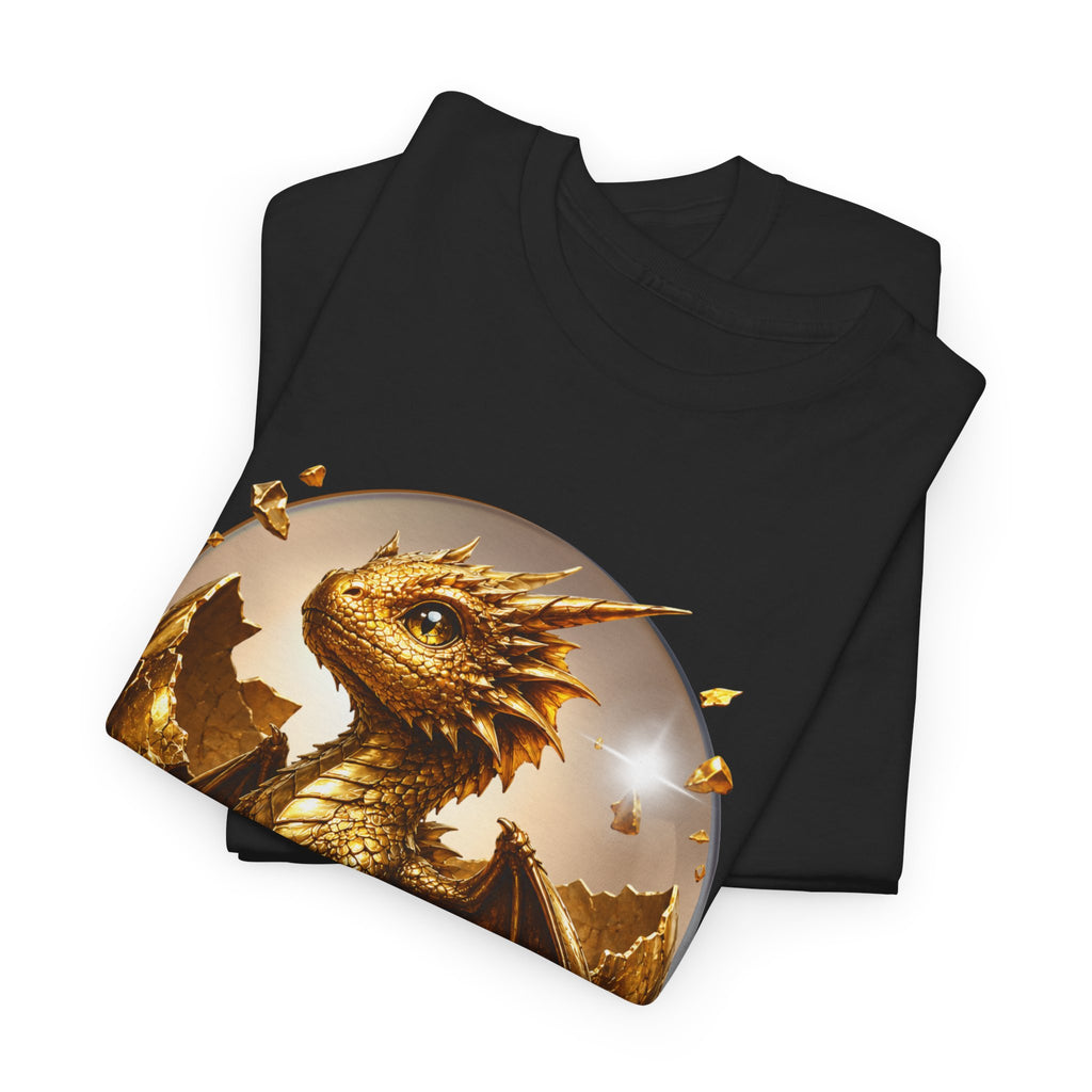 T-Shirt — "Lawful Rich" Gold Dragon Graphic Tee