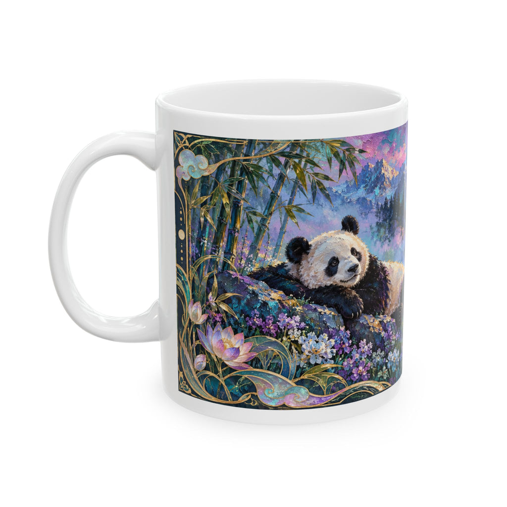 Panda Mugs – Asian-Inspired Art Nouveau Nature Collection