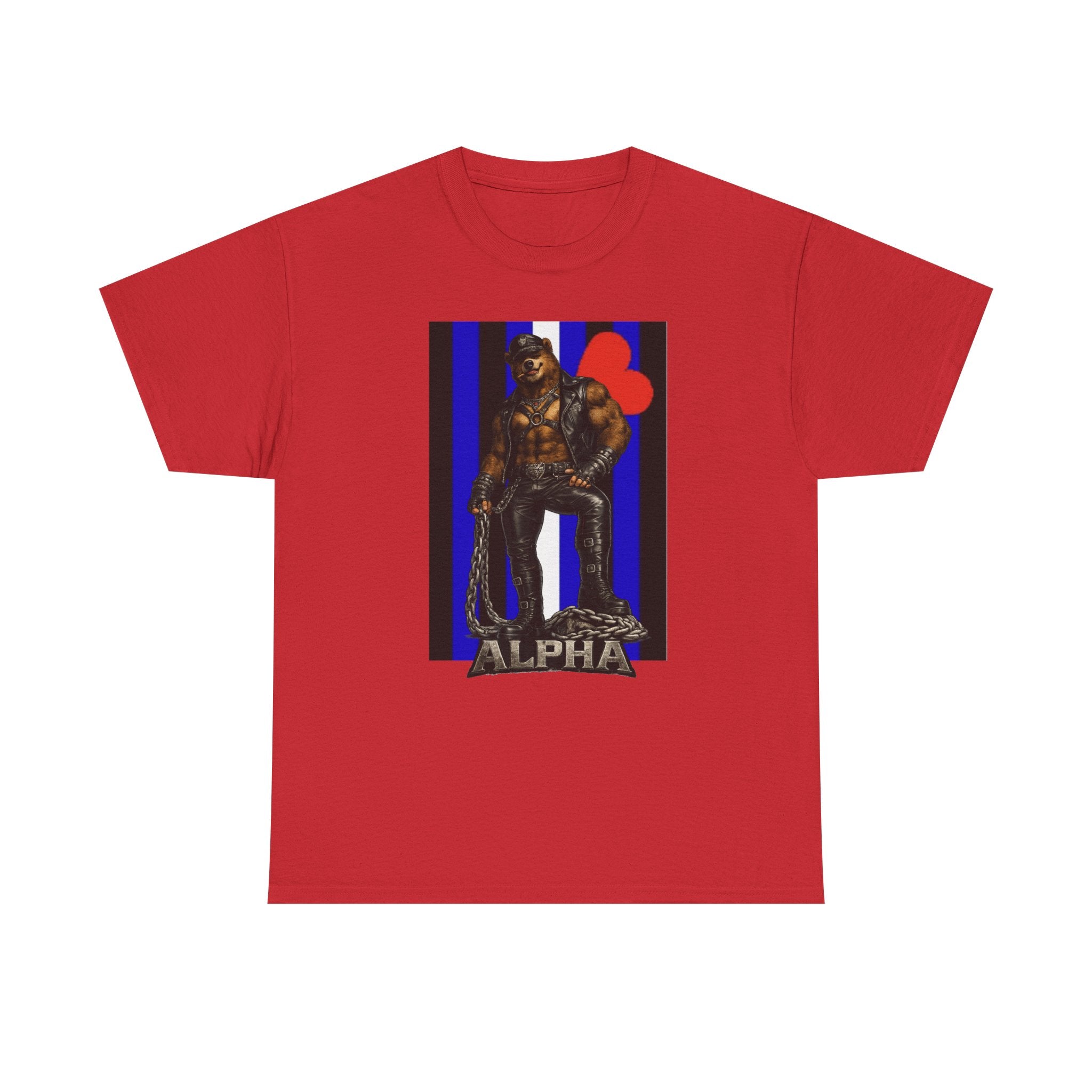 Alpha Leather Daddy T-Shirt — Pride Biker Art Tee