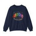 Crewneck Sweatshirt — "Proud Little Dragons" Rainbow Baby Dragon Graphic