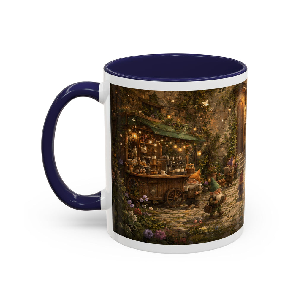 Whimsical Woodland Café Accent Coffee Mug — Cozy Fairy Tale Scene (11/15oz)