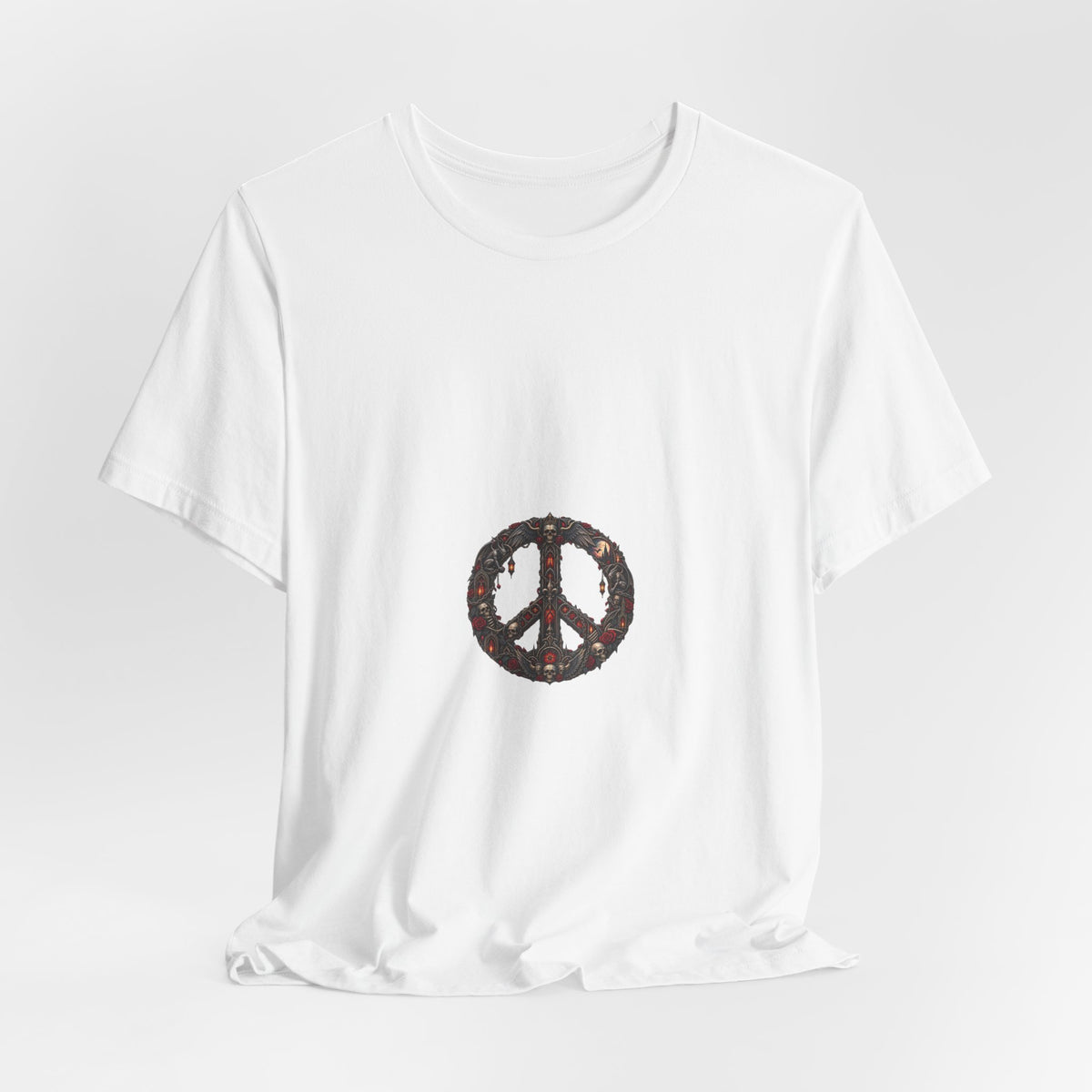 Peace Sign T‑Shirt — Vintage Floral Peace Symbol Tee