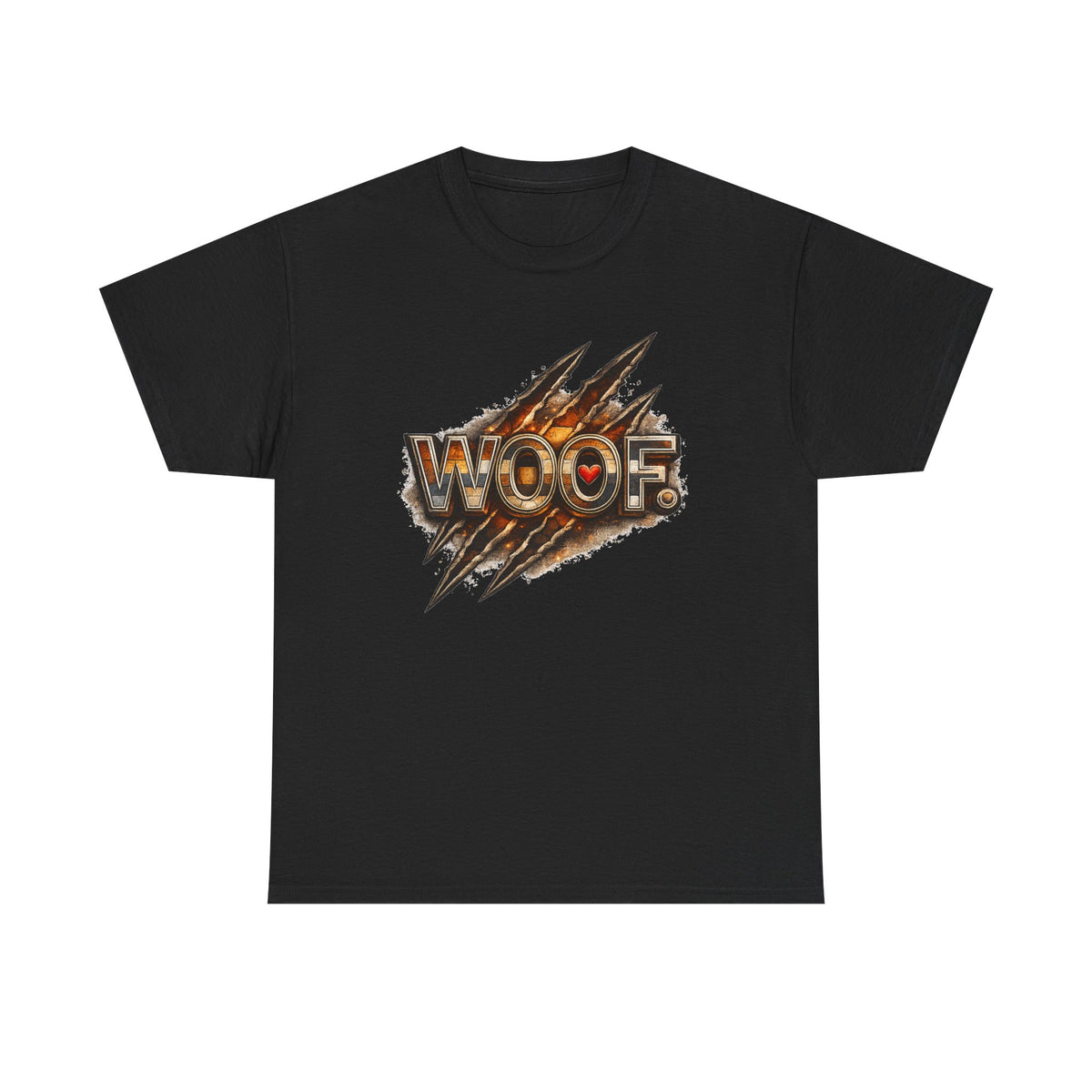 Woof Lightning T-Shirt — Bear mans WOOF t-shirt.