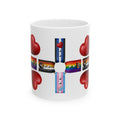 LGBTQ+ Pride Heart Cross Ceramic Mug (11oz/15oz)