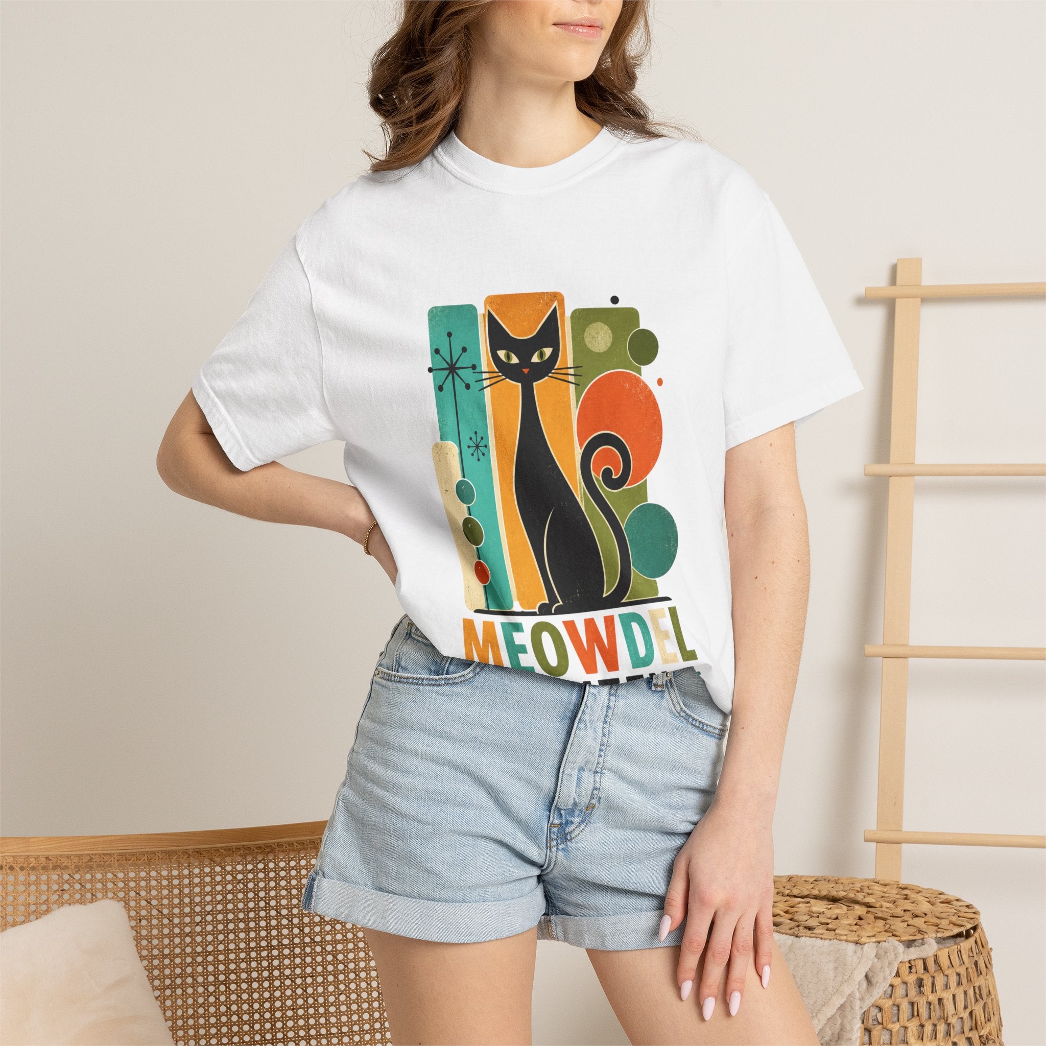 Meowdel Citizen Retro Cat T-Shirt