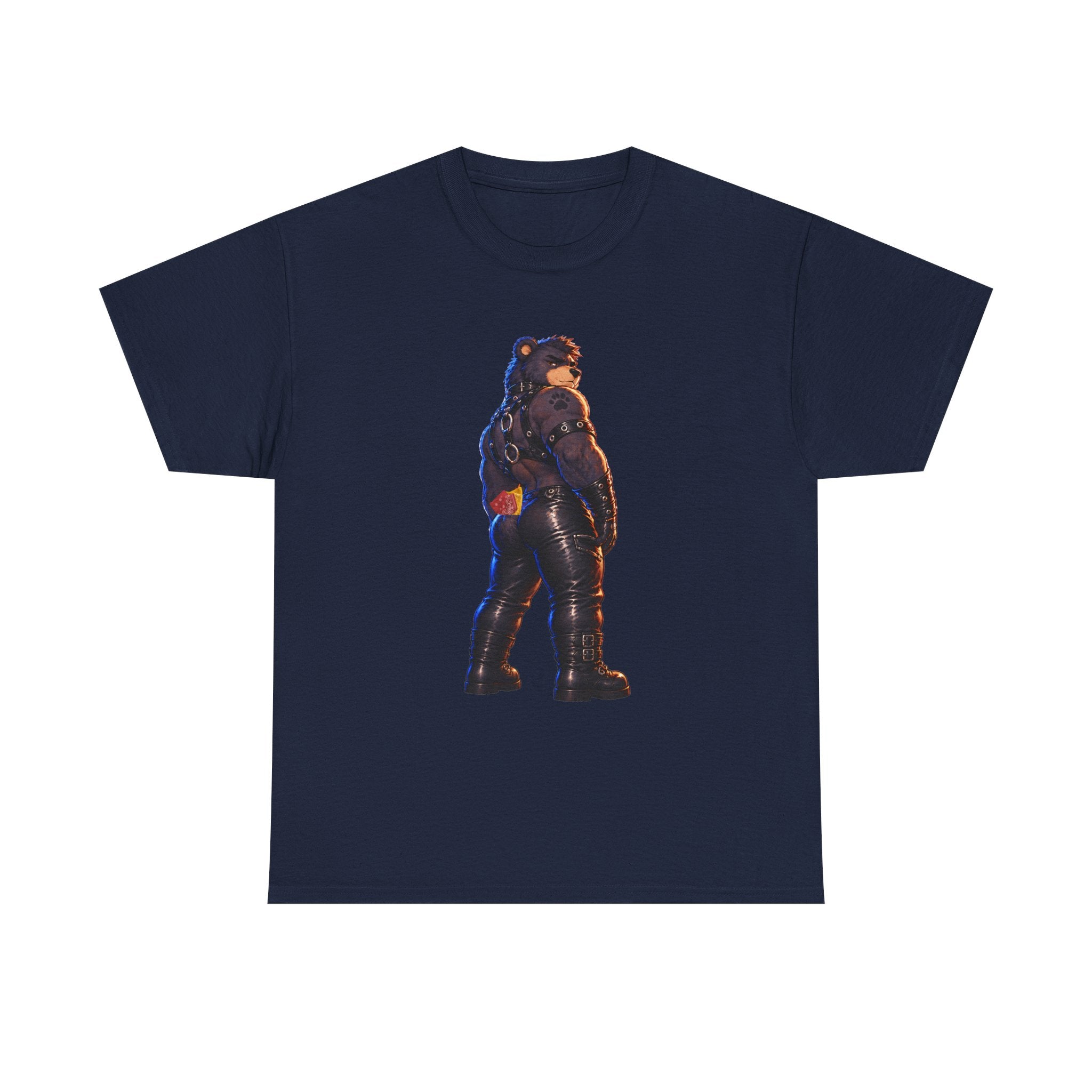 Bear Moto Graphic Tee — Retro Biker Bear T-Shirt