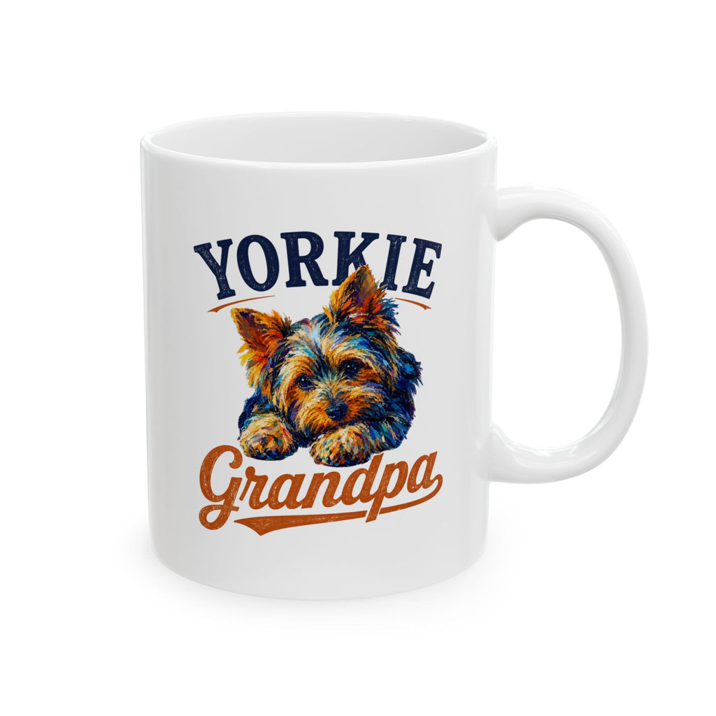 Ceramic Mug - 'You're My Grandma' Vintage Dog Illustration Coffee Cup (11oz/15oz).All I Need Is Coffee. My Yorkie Coffee.  Yorkies