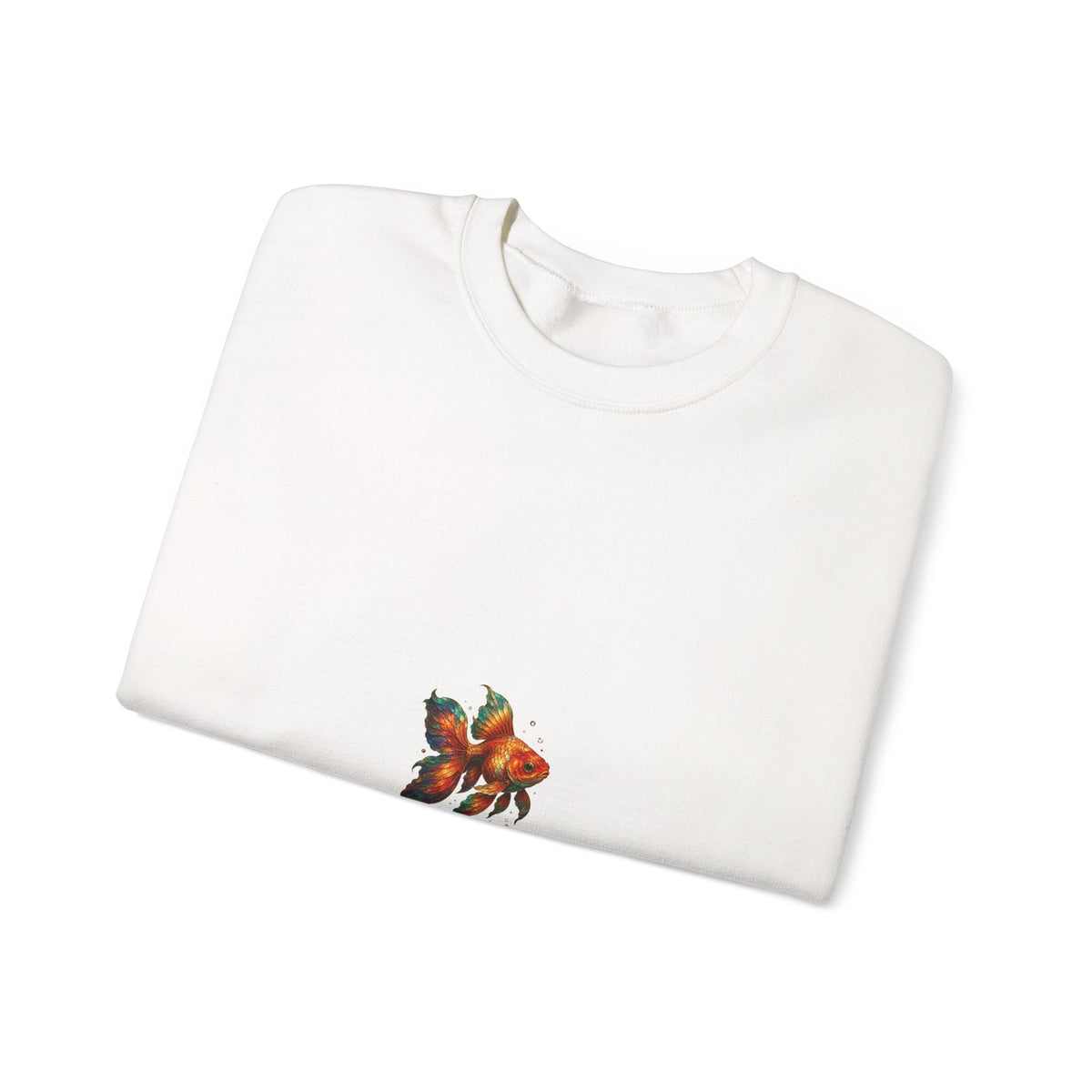 Autumn Fox Crewneck Sweatshirt — Watercolor Fox Graphic