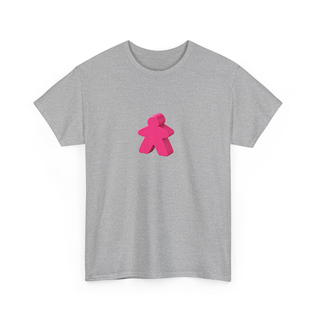Pink Meeple Minimalist T‑Shirt