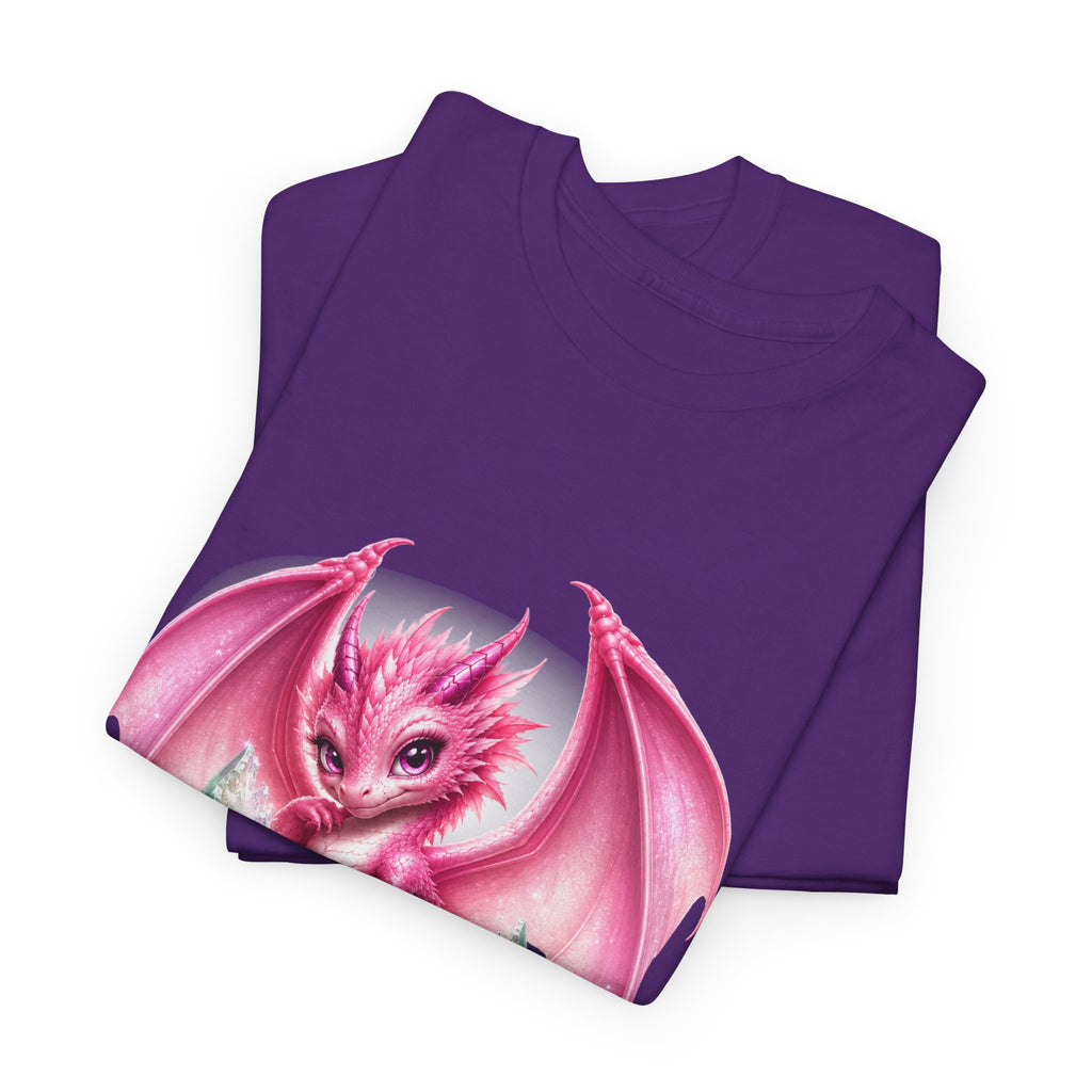 Pink Baby Dragon T-Shirt — Cute Fantasy Dragon Graphic Tee
