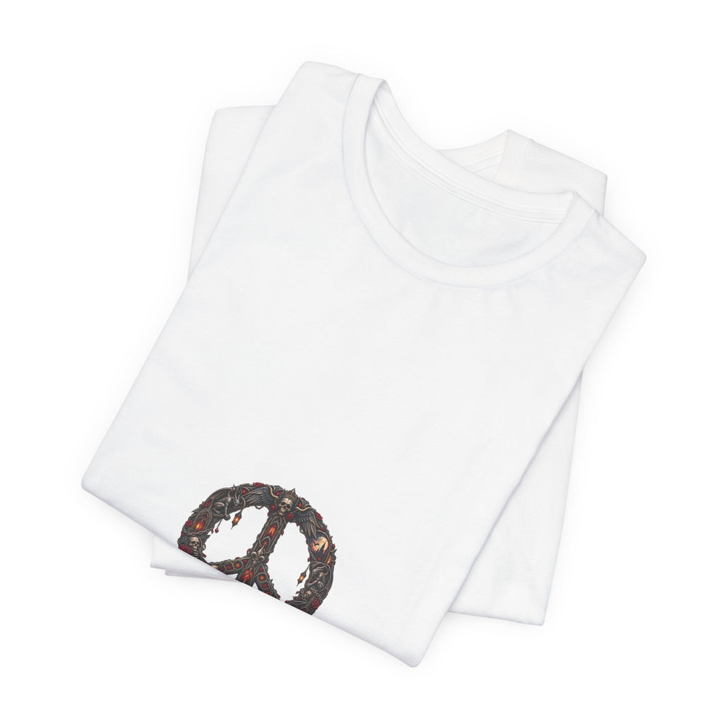 Peace Sign T‑Shirt — Vintage Floral Peace Symbol Tee