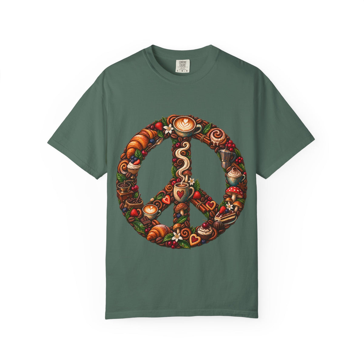Peace Sign Autumn T‑Shirt — Harvest & Pumpkin Spice Graphic Tee