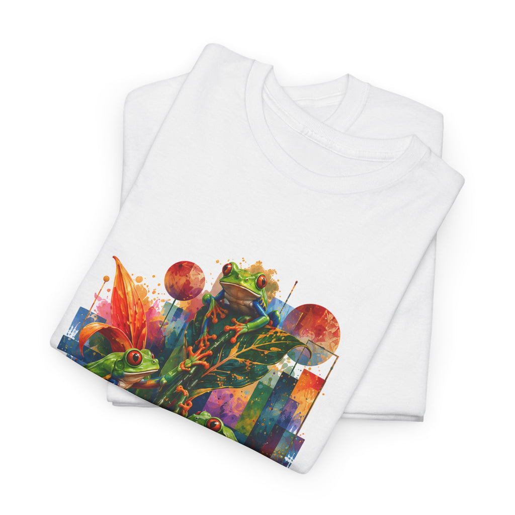 Climb Higher Worry Less T-Shirt Tree Frog t-shirt for the ecofriendly, tree huggers.