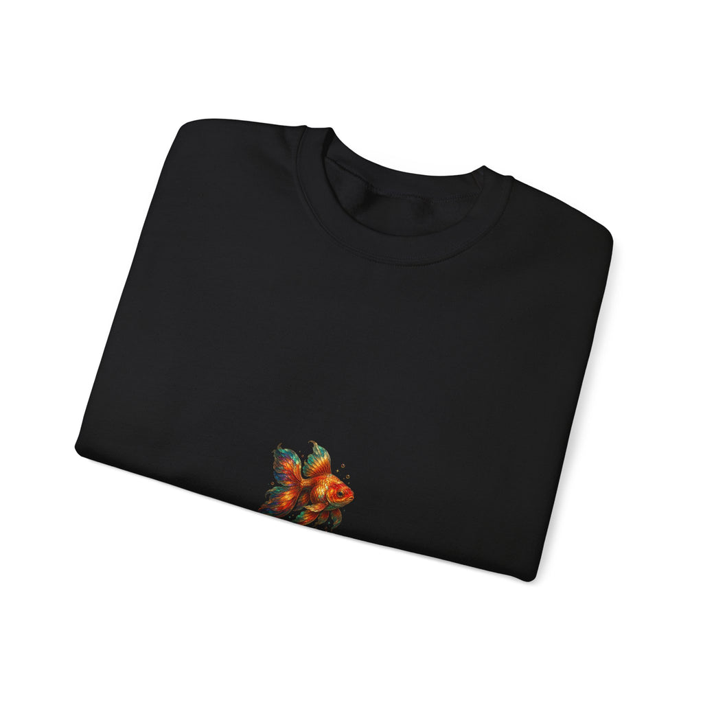 Autumn Fox Crewneck Sweatshirt — Watercolor Fox Graphic