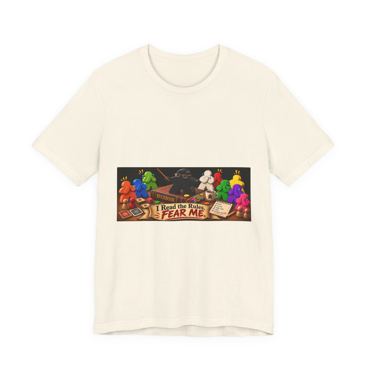 Board Game Meeples Graphic Tee — "I Used to Be Fun, Now I Fear Me"