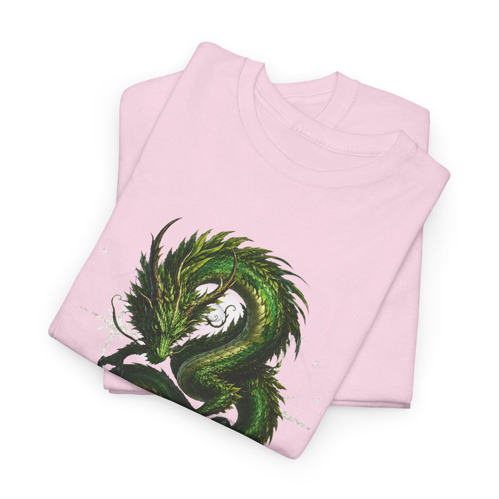 T-Shirt — "The Forest Keeps Receipts" Green Dragon Nature Graphic Tee