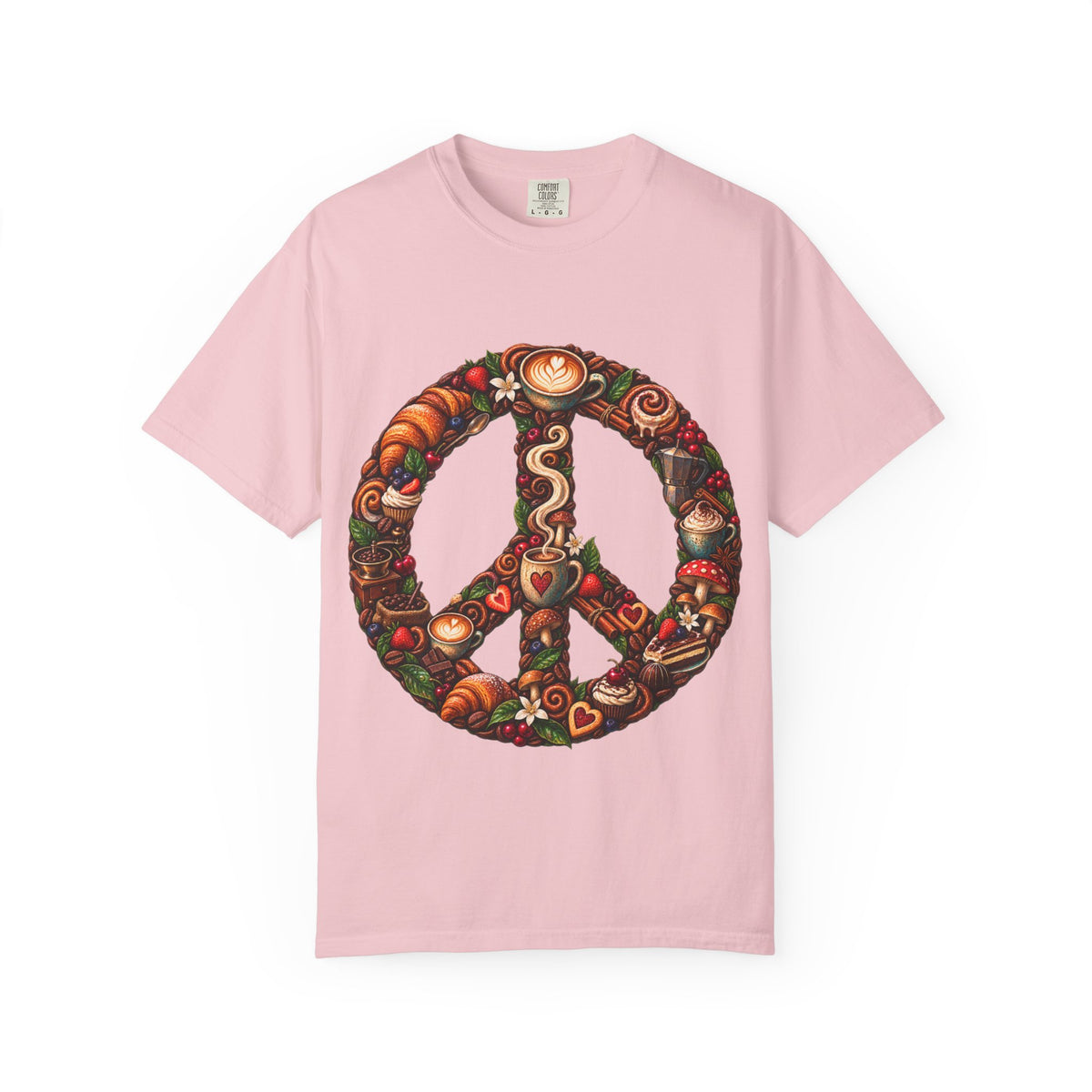 Peace Sign Autumn T‑Shirt — Harvest & Pumpkin Spice Graphic Tee