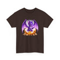 Purple Dragon Hatching Tee — Fantasy Baby Dragon T-Shirt