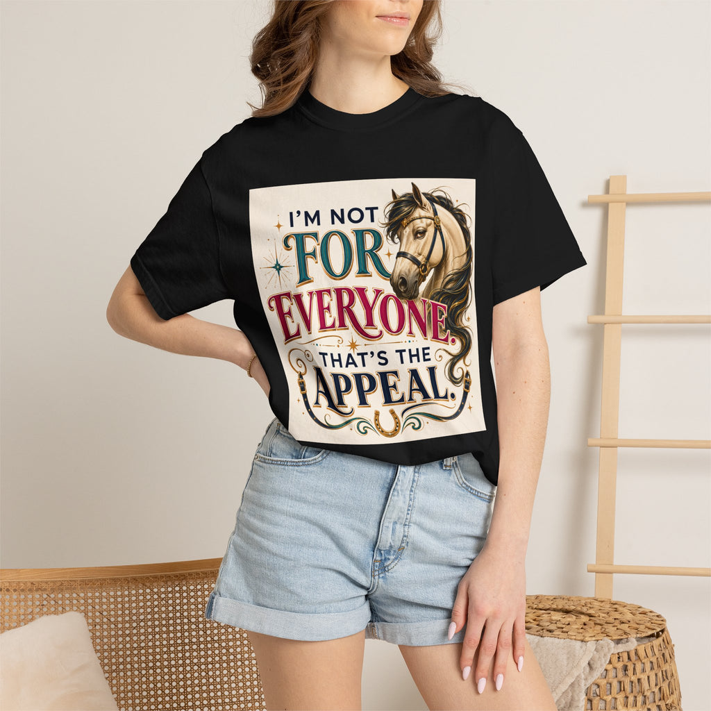 Horse Lover T-Shirt — "I'm Not For Everyone, That's The Appeal" Vintage Graphic Tee