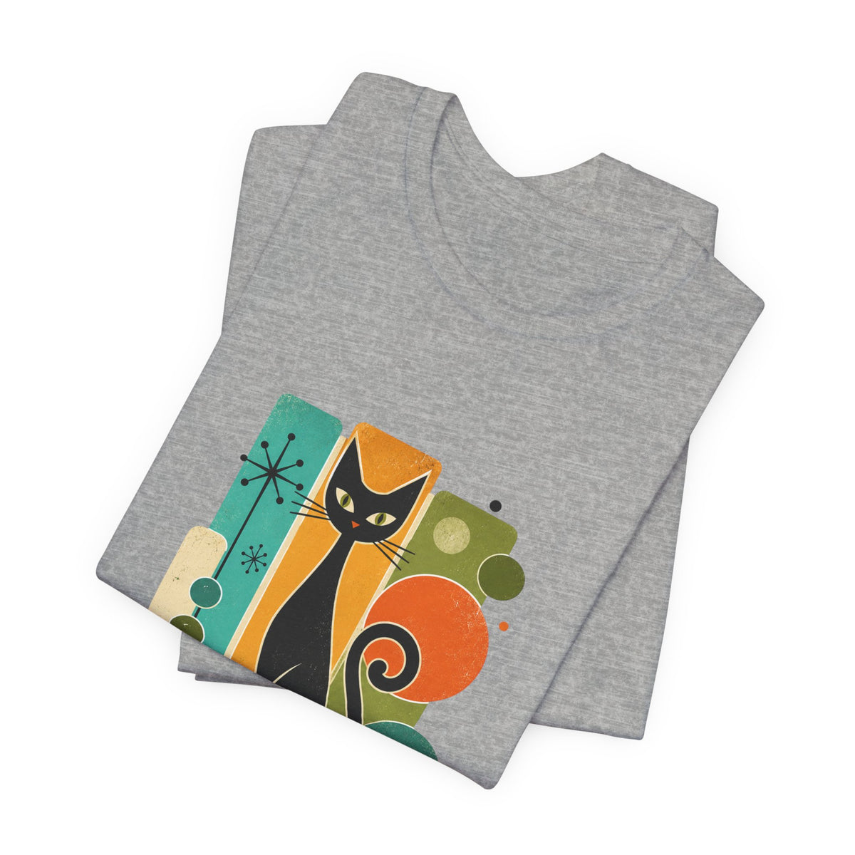 Meowdel Citizen Cat T-Shirt — Retro Mid-Century Cat Graphic Tee