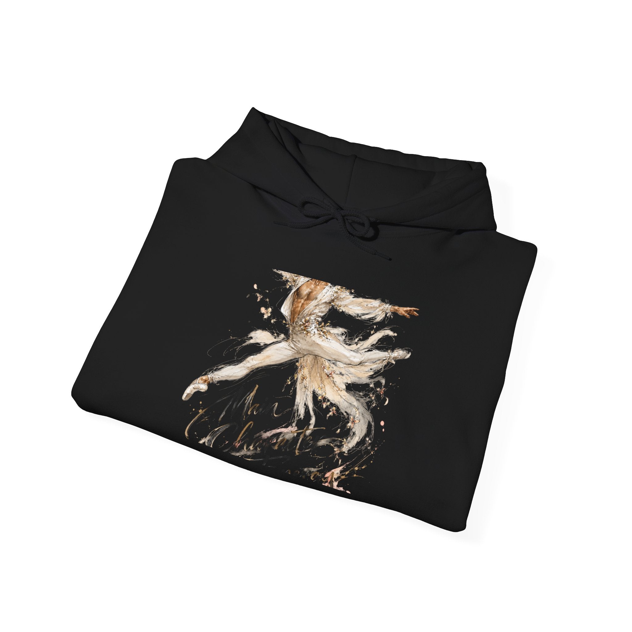 Christmas Angel Hoodie — Watercolor Angel "Merry Christmas" Holiday Sweatshirt