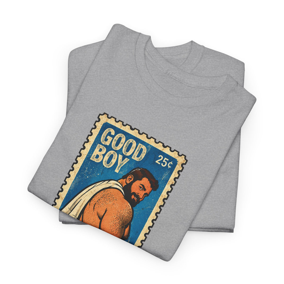 Gay Bear Shirt – Vintage Bear Pride Pin-Up T-Shirt, Retro Postage Stamp Art, LGBTQ Bear Culture Tee, Fur Ever