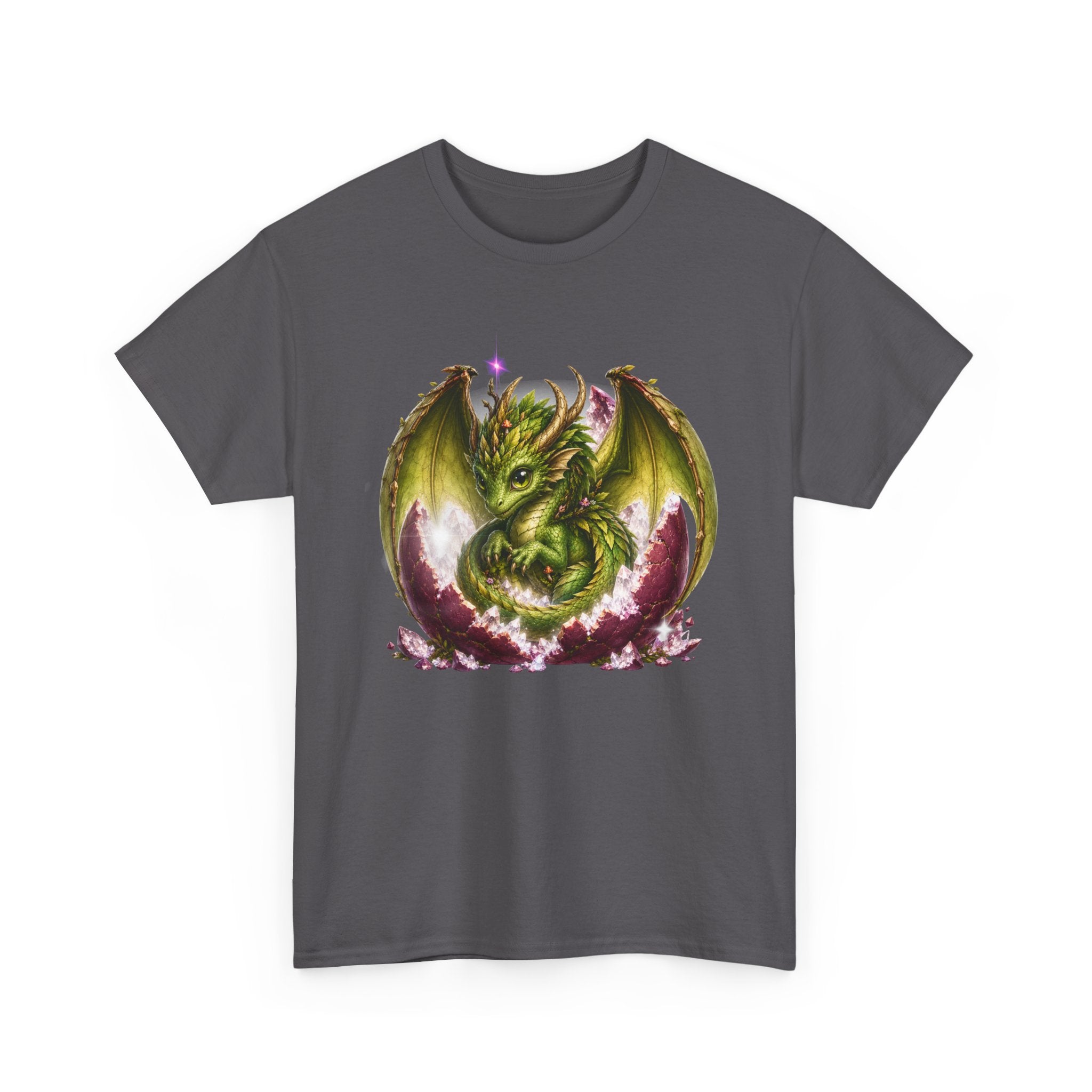 Dragon Hatchling Tee — Cute Green Baby Dragon Graphic T-Shirt