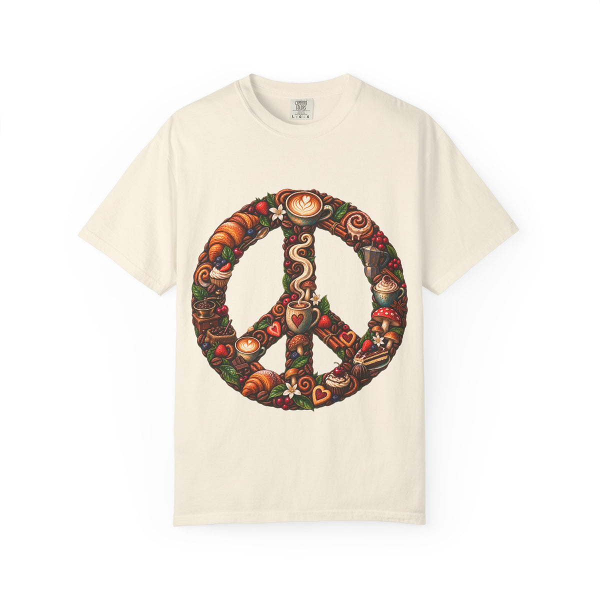 Peace Sign Autumn T‑Shirt — Harvest & Pumpkin Spice Graphic Tee