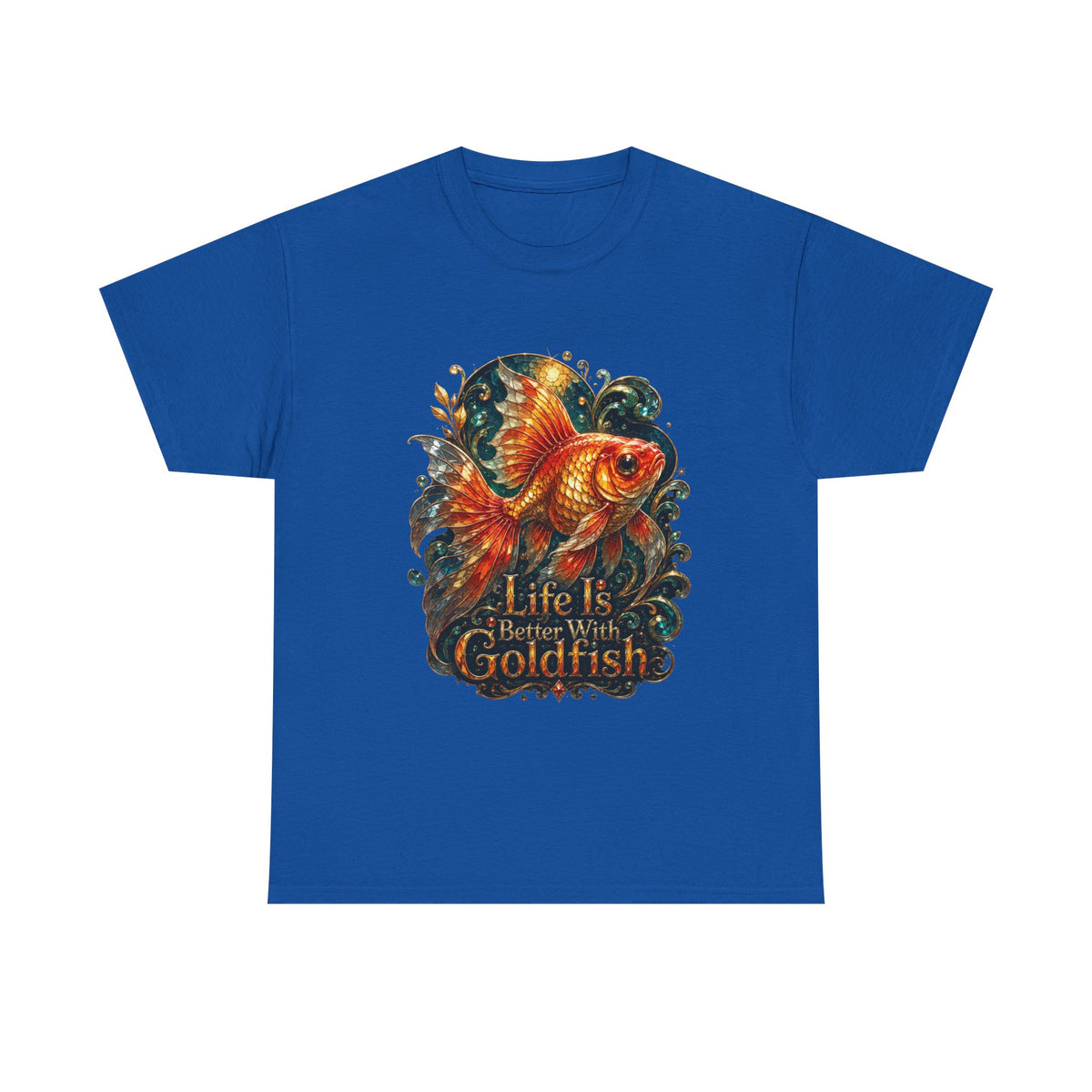 Goldfish Graphic Tee — “Life Is Better With Goldfish” Cotton T-Shirt