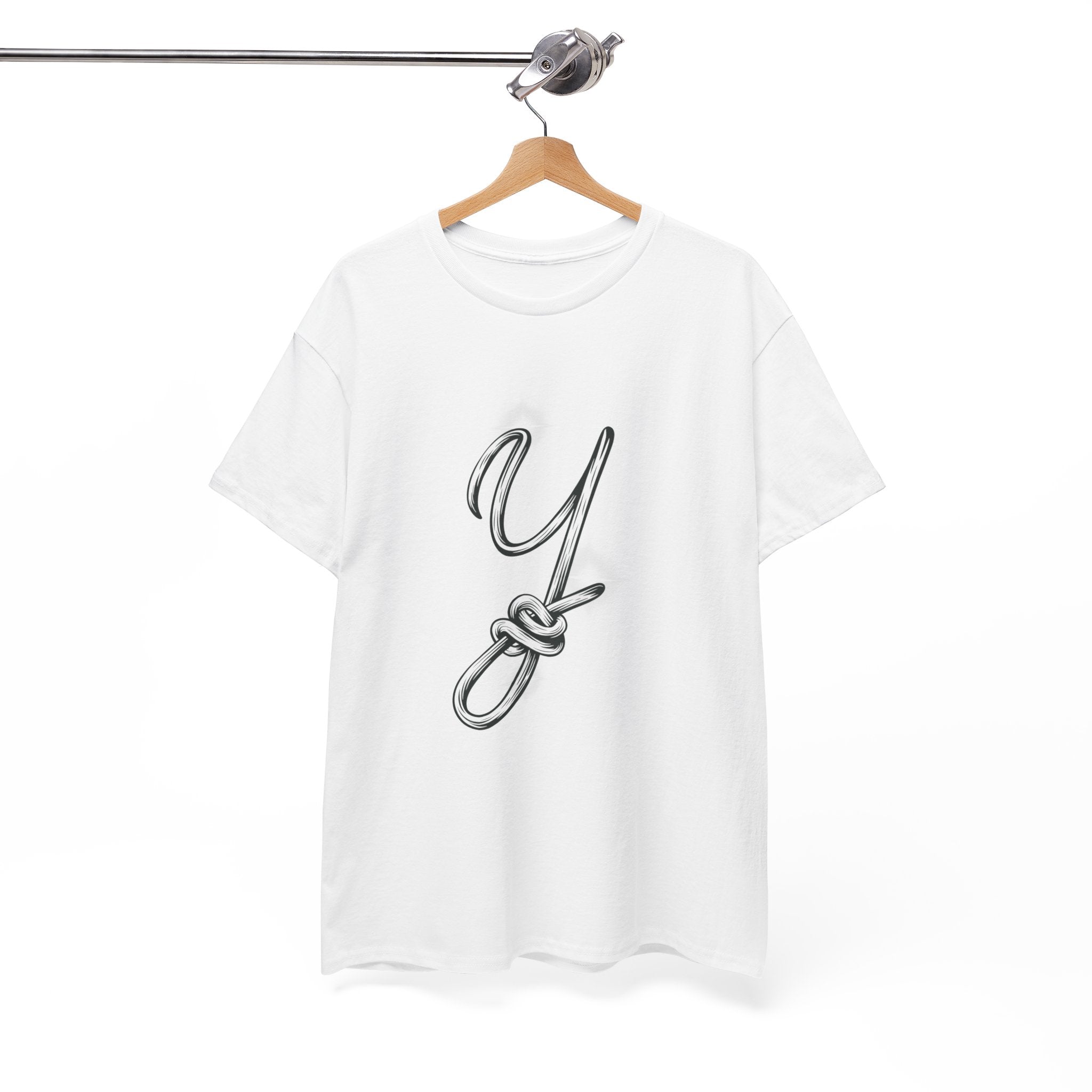 Knotted Script 'Y' Tee. Why Knot shirt