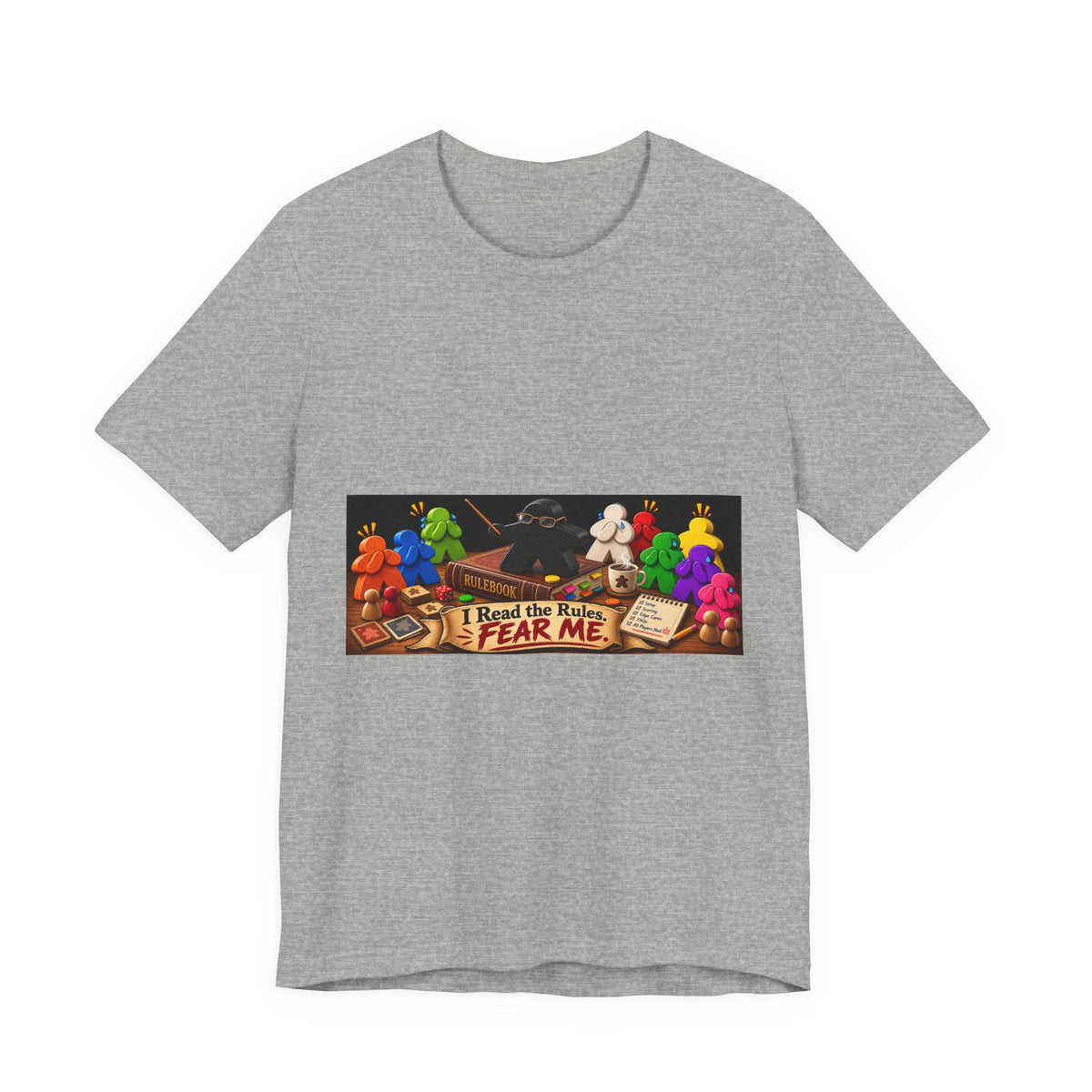 Board Game Meeples Graphic Tee — "I Used to Be Fun, Now I Fear Me"