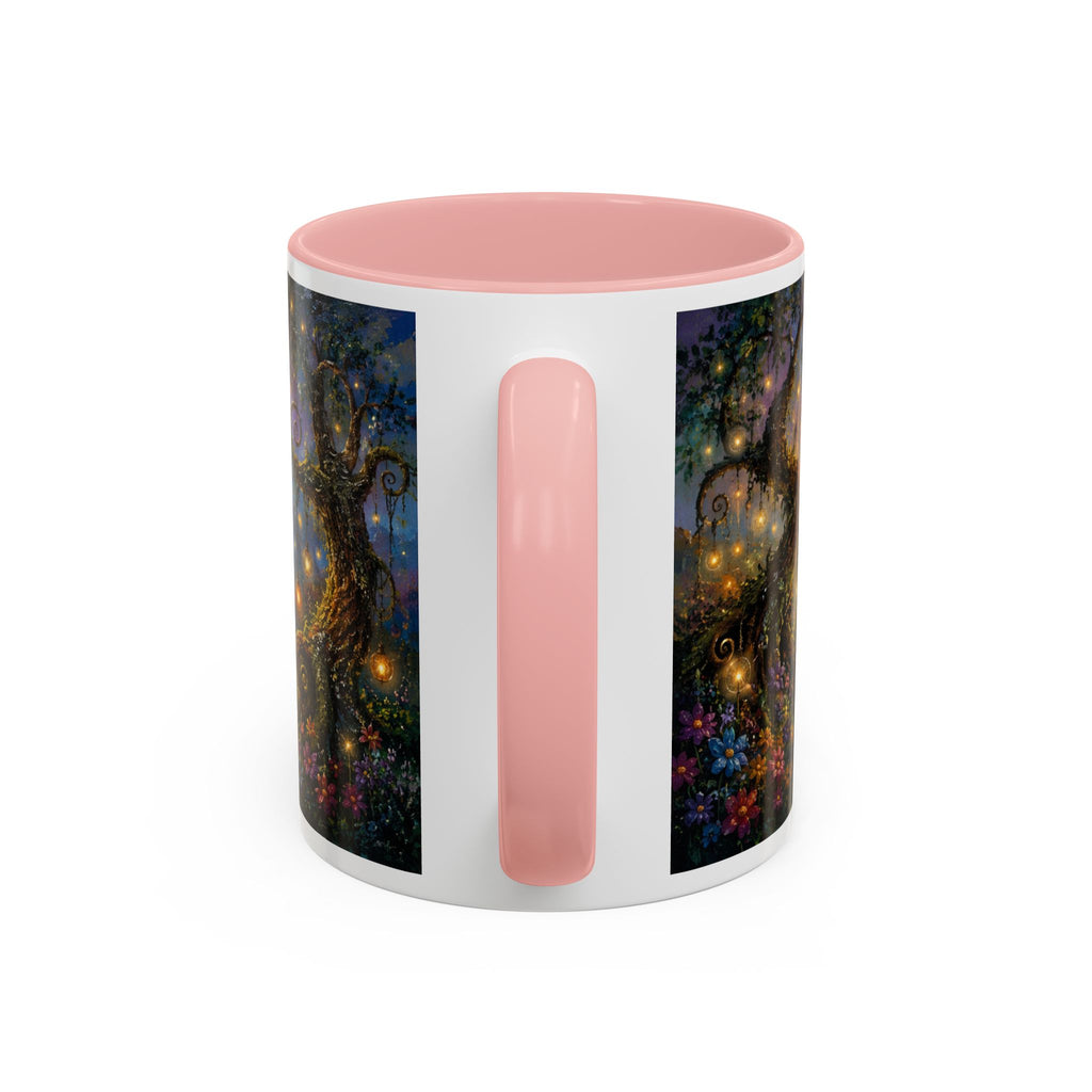 Fantasy Fairyland Coffee Mug — Rainbow Castle Magical Woodland Tea Cup